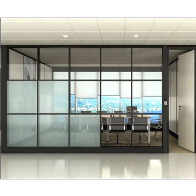 良い価格 Demountable Office Glass Partition Wall with 30-42dB Sound Insulation and 108mm/90mm Thickness オンライン
