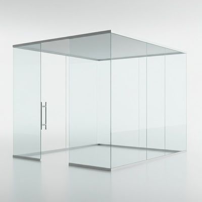 良い価格 厚さ100mm 現代のフレームレスガラスオフィスパーティションとディバイダーソリューション オンライン