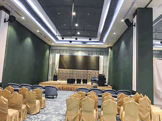 良い価格 ホテルや会議室向けの、9mm MDFマグネシウムボードと最大6mの高さに対応した、カスタマイズ可能な可動間仕切り壁 オンライン