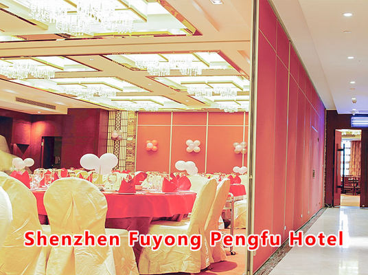 良い価格 Office Building Movable Sliding Acoustic Wall Panels with 304 Stainless Steel Roller and Q235 Steel Frame for Up to 18M Height オンライン