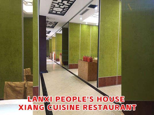 良い価格 Aluminum Alloy Frame Operable Partition Wall System with Stc Rating 42-56dB and Fabric Surface Finishing オンライン