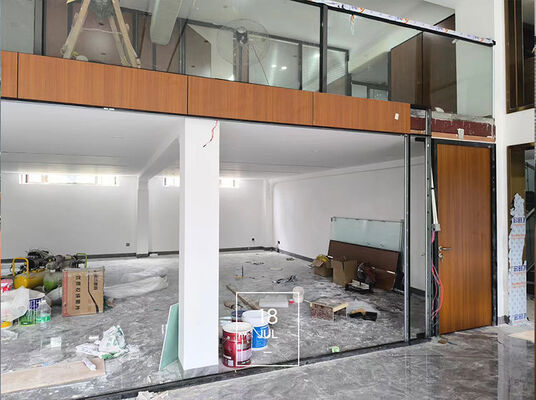 良い価格 Customized Soundproof Partition with 6061-T6 Profiles and Q235 Steel Frame for Office Spaces オンライン