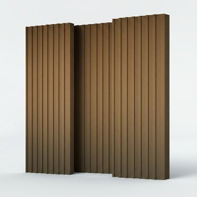 アコースティック・パーティション・ウォール 厚さ68cmの木製パネル