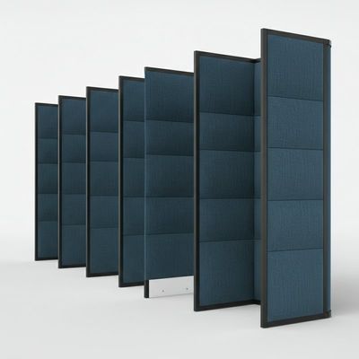 繊維の仕上げでカスタマイズされた移動式防音オフィス隔壁