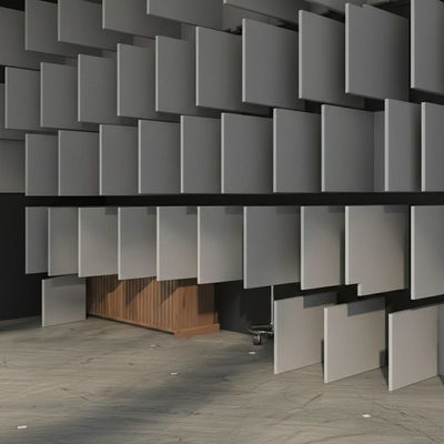 89cm厚さのパネルを持つ 堅牢な建設オフィス音隔壁
