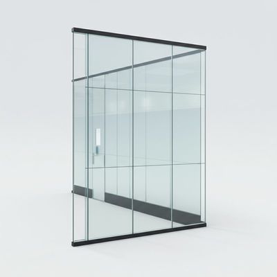 解体可能な二重ガラス式オフィスガラス隔壁 建物用