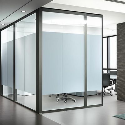 良い価格 Aluminum Single Glazed Glass Partition Wall with Sound Insulation and Custom Design for Modern Offices オンライン